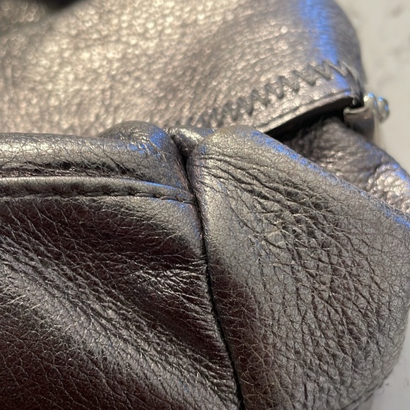 84. B t Shoulder Silver Shoulder Leather Bag  with unique buckle ties - Picture 16 of 16